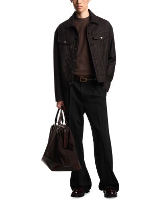 Jacquard Cotton Jersey Tee