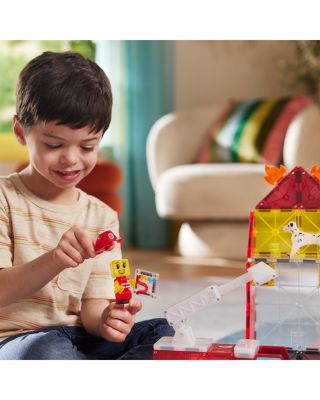 Fire Station Magnetic Construction Set, 50 Piece - Ages 3+