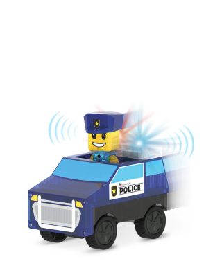 Police Station Magnetic Construction Set, 35 Piece - Ages 3+