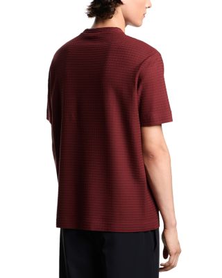 Textured Cotton Jacquard Tee