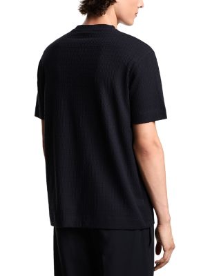 Textured Cotton Jacquard Tee