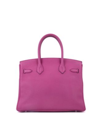Birkin 30 Handbag Pink Togo with Palladium Hardware