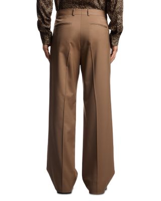 Saglia Wide Leg Wool Trousers