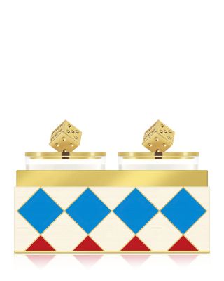 Decorated Candle Duo Holiday Gift Set