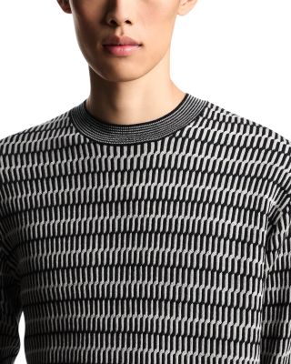 Jacquard Virgin Wool Sweater