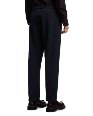 Regular Fit Double Jersey Jacquard Trousers