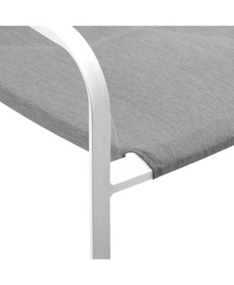 Raleigh Stackable Outdoor Patio Aluminum Dining Armchair