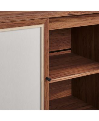 Capri 63" Wood Grain TV Console