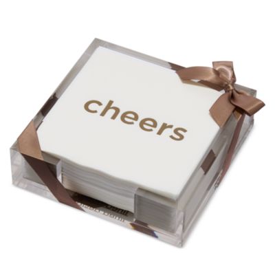 Cheers Cocktail Napkins, Set of 24