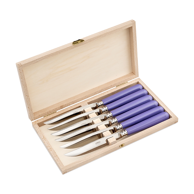 Capdeco Helios Violet Steak Knives, Set of 6