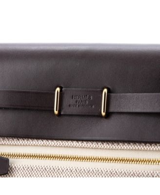20 Herbag Zip Toile and Leather