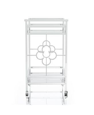 Wyve Steel Frame 2-Shelf Serving Cart