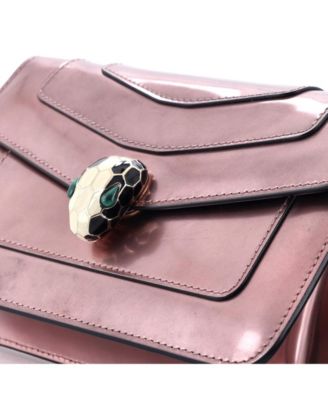 Small Serpenti Forever Shoulder Bag Metallic Leather