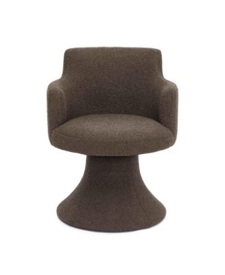 Jeffree Performance Boucle Swivel Dining Chair