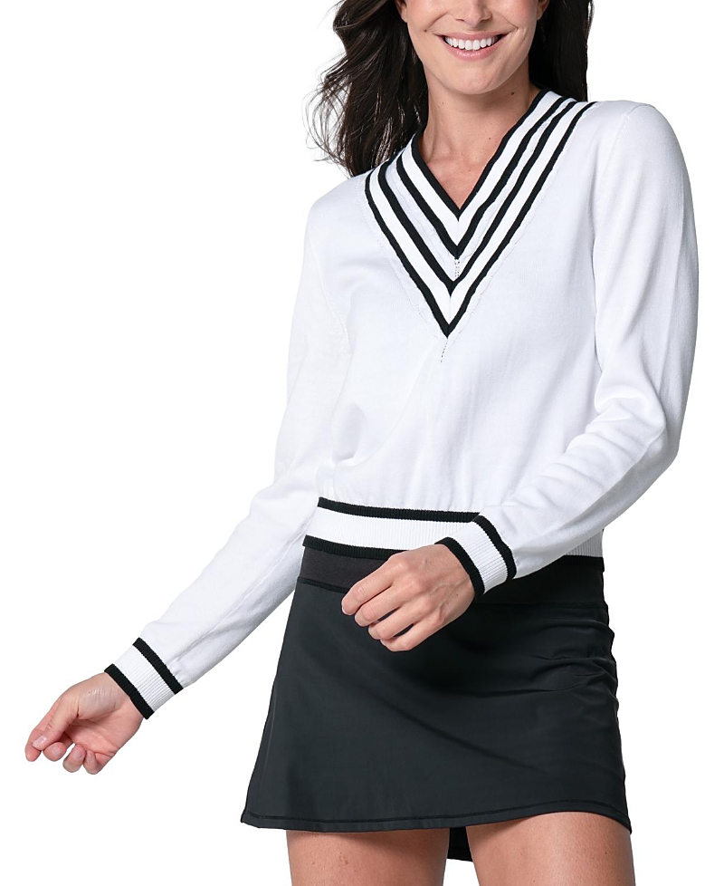 Lucky in Love Victory V-Neck Sweater