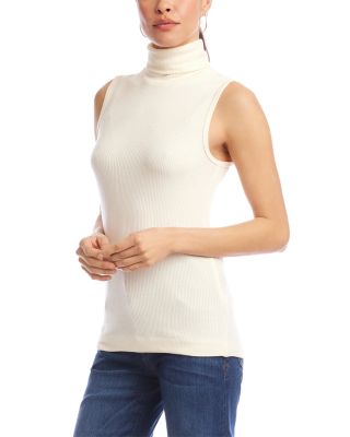 Ribbed Turtleneck Tank