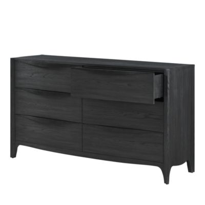 Rome Six Drawer Wood Dresser
