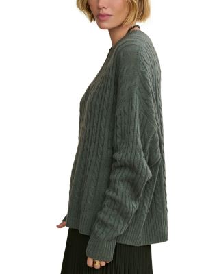 Nell V Neck Wool Cashmere Sweater