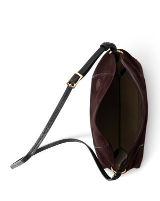 Penelope Slouch Bag in Suede