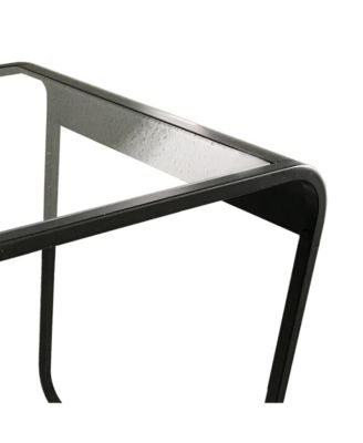 Dover Glass Top Nesting Table, Set of 2