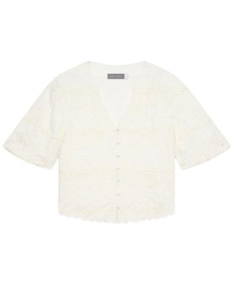 Women's Embroidered Detail Top