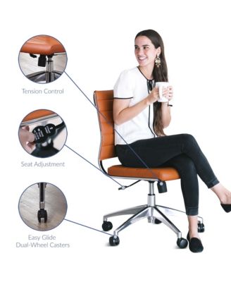 Jive Armless Mid Back Office Chair