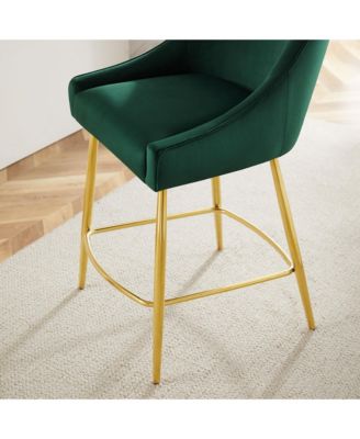 Discern Performance Velvet Counter Stool
