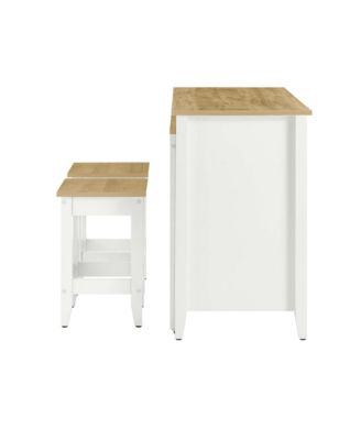 Farmstead Kitchen Island and Stool, Set of 3