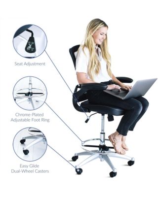 Attainment Vinyl Drafting Chair