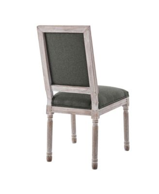  Court French Vintage Like Upholstered Fabric Dining Side Chair