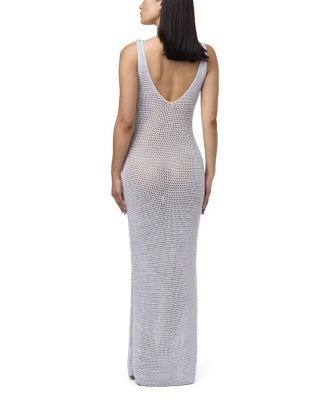 Crochet Floral Maxi Dress