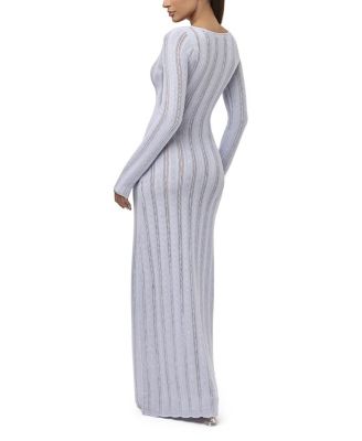 Knit V-Neck Maxi Dress