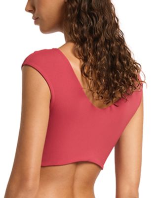 Hattie Reversible Crop Bikini Top