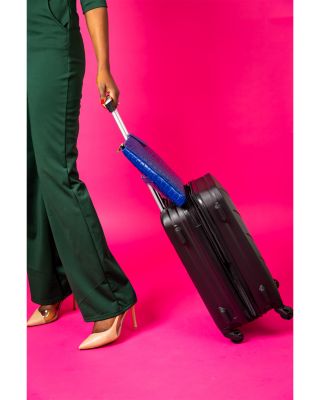 Layla Embossed Leather Laptop Case