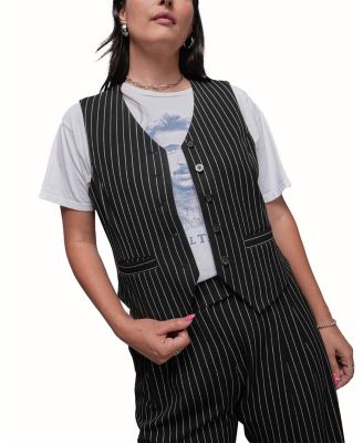 The Empower Pinstripe Vest