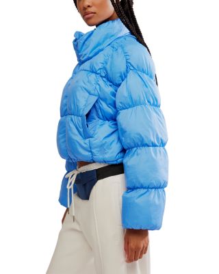 In a Bubble Puffer Coat
