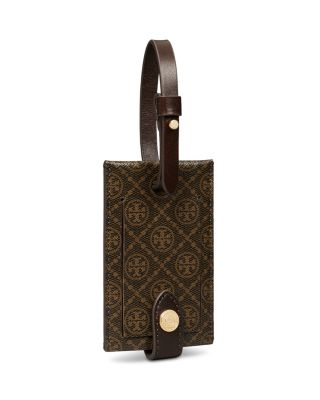 T Monogram Coated Canvas Luggage Tag