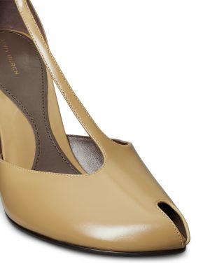 Women's Peep Toe T Strap Pumps