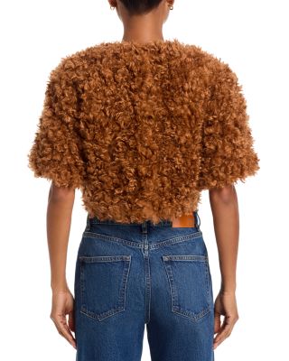 The Plush Bolero Faux Fur Jacket