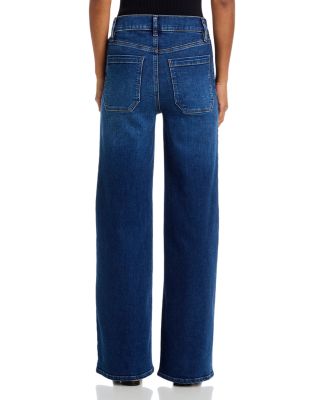 Le Slim Palazzo Modernist High Rise Jeans in Savior