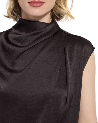 Aisha Draped Satin Top