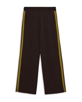 Samson Knitted Wide Leg Side Stripe Trousers