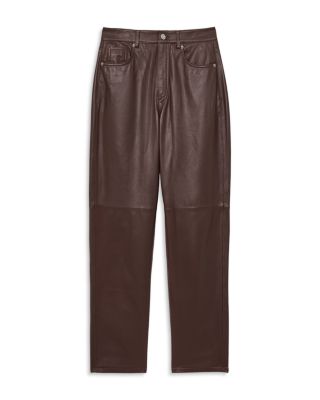 Verona Slim Leather Trousers