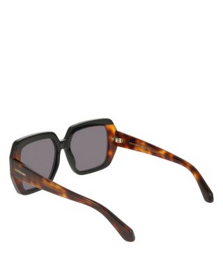 Solid Square Sunglasses, 56mm