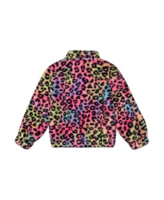 Girls' Faux Fur Zipped Jacket - Big Kid