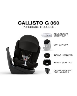 Callisto G 360&deg; Rotating All in One Convertible Car Seat