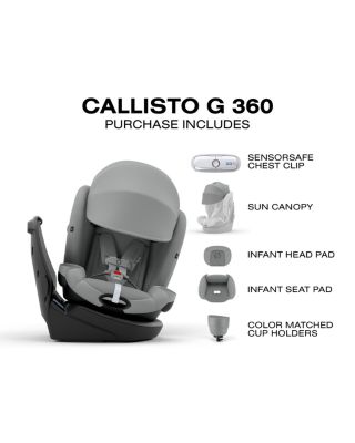 Callisto G 360&deg; Rotating All in One Convertible Car Seat