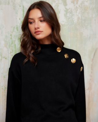 Brenna Mock Neck Dress