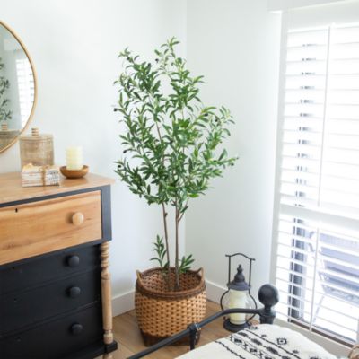 6&#39; Artificial Minimalist Olive Tree