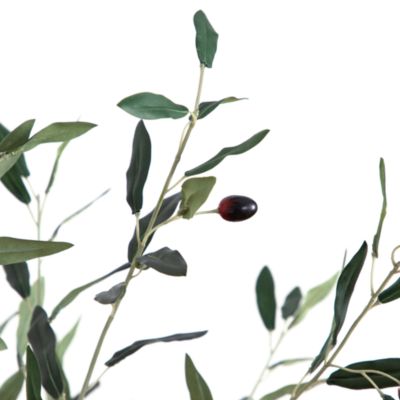 5&#39; Artificial Slim Minimalist Olive Tree